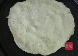 Illustration of how to make chive egg pancake 10