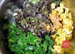 Illustration of how to make spinach cakes 2