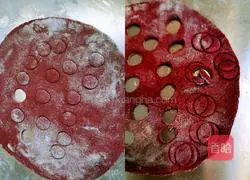 Illustration of how to make Peppa Pig kidney bean buns 6