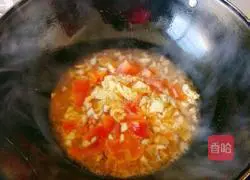 Illustration of how to make tomato and egg noodles 6