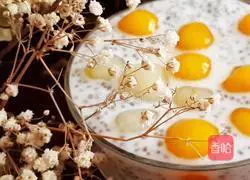 Chia Seed Coconut Milk Pumpkin Taro Balls Recipe Illustration 10