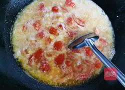 Tomato eggs Illustration of how to make flower soup 6