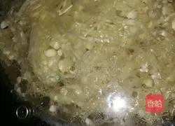 Illustration of how to make enoki mushrooms for lazy people 4