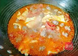 Tomato, egg and beef brisket soup recipe 16