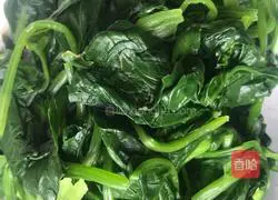 Cold Spinach Vermicelli Recipe Illustration 3