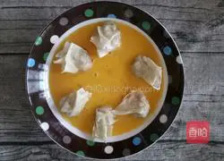 Illustration of how to make wontons with eggs 5