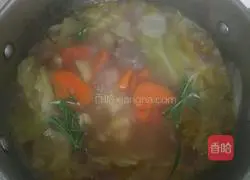 Illustration of authentic Russian borscht recipe 17