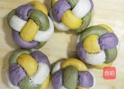 Illustration of how to make Hydrangea Steamed Buns 9