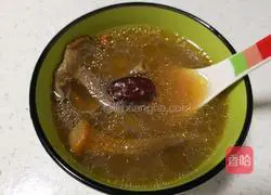 Illustration of how to make tea tree mushroom, Agaricus blazei blazei mushroom and chicken soup 5