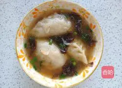 Seaweed soup willow Illustration of how to make leaf dumplings 8