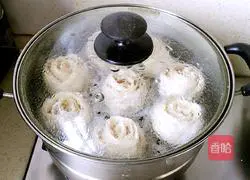 Illustration of how to make rose steamed dumplings 15