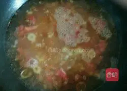 How to make vegetable, egg and noodle soup Illustration 8