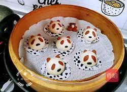 Illustration of how to make red panda steamed buns 10
