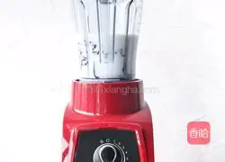 Illustration of how to make purple sweet potato and purple rice milk paste 3