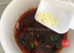 Illustration of spicy chicken with saliva 8