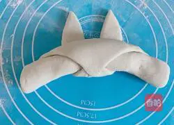 Illustration of how to make puppy steamed buns 5