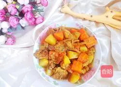 Illustration of how to make curry potato chicken nuggets 15