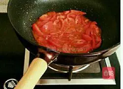 Illustration of how to make tomato and egg noodles 3