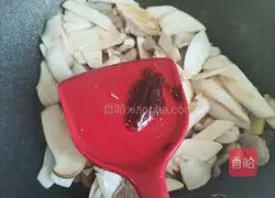 Illustration of how to make stir-fried pork slices with king oyster mushrooms 11