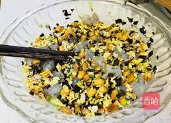 Illustration of how to make vegetarian dumplings 6