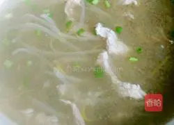 Bean sprouts and shredded pork soup recipe 11