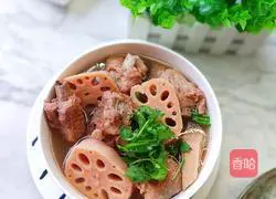 Lotus root and pork ribs soup recipe 7