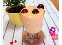 Illustration of how to make papaya yogurt shake (wall-breaking machine version) 8