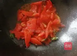 Illustration of how to make tomato and egg nutritious noodles 3