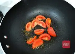 Illustration of how to make tomato wheat germ noodles 2