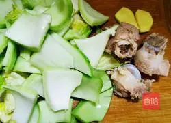 Illustration of how to make mustard head soup 2