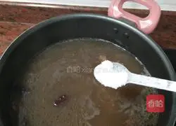 Illustration of how to make red bean herbal pork ribs soup 7