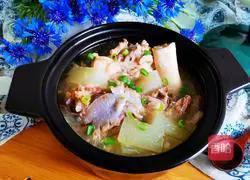 Winter Melon and Pork Bone Soup Recipe Illustration 10