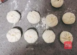 Illustration of how to make steamed buns with mushrooms and vegetables 19