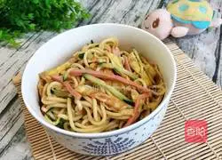 Illustration of how to make three-wire noodles 10