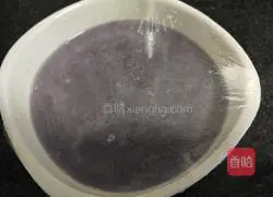 Illustration of how to make purple sweet potato custard 7