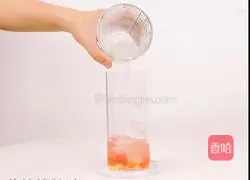 Galaxy ice tea, illustration of how to make ING in the hot summer 4