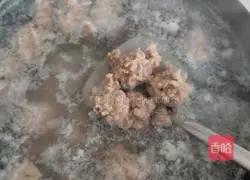 Illustration of how to make cabbage, tofu and meatball soup 6