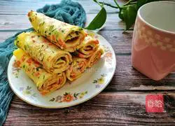 Illustration of how to make milk, egg and scallion soft cakes that the whole family likes 9