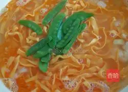 Illustration of how to eat carrot and hand-made noodles 12
