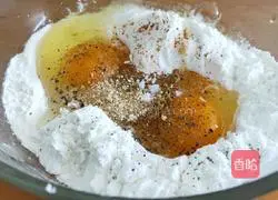 Illustration of how to make fried crispy pork 3