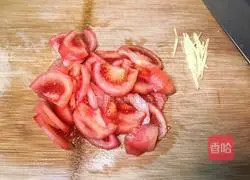 Illustration of how to make tomato and egg scissor noodles 8