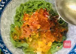 Illustration of how to make noodles with alfalfa oil 10