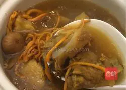 Cantonese style soup-Hericium, Cordyceps and Fan Bone Soup Recipe 8