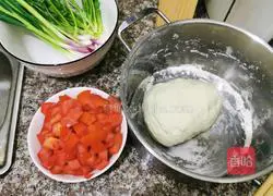 Illustration of making scissor noodles 2