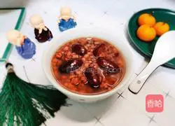 Red dates and red beans Illustration of how to make barley soup 10