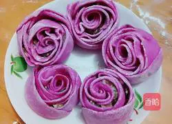 Illustration of how to make rose dumplings 3