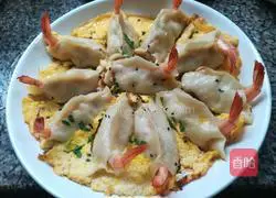 Illustration of how to make shrimp and egg dumplings 6