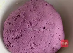 Purple sweet potato rose steamed buns Illustration of how to do it 8