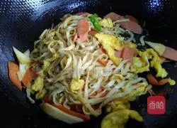 Illustration of how to make fried noodles 11