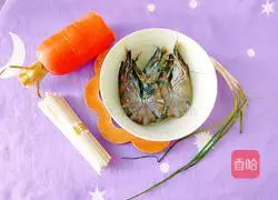 Illustration of how to make carrot and shrimp noodles 2